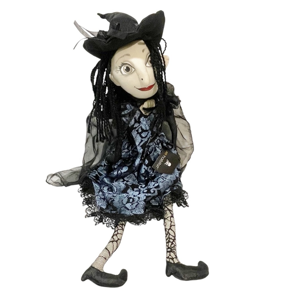 Luxe Habitat Shelf Sitter Beans Bottom Long Legs Pretty Witch Plush Doll NEW